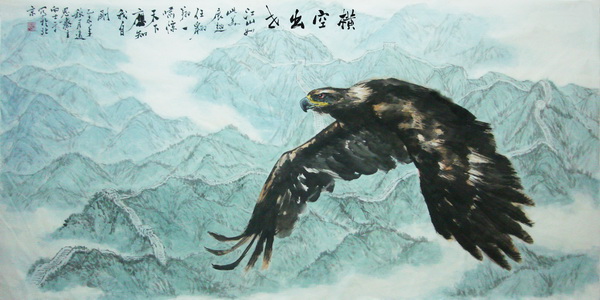 向士平《横空出世》90×180