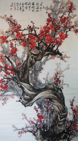 向士平《千古积香》90×180