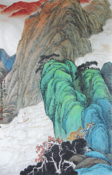 向士平《直挂云帆》90×150