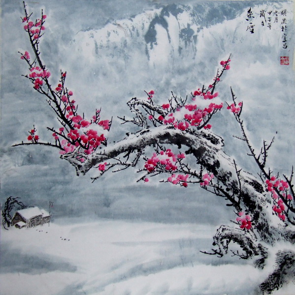 魏明果《香雪》70X70